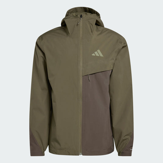 Adidas Terrex Mens's Multi 2 Layer Climaproof Waterproof Jacket Olive Strata/Shadow Olive/Tent Green KA6914