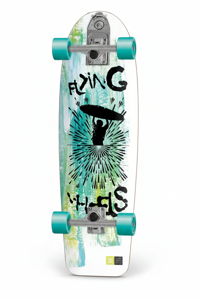 Load image into Gallery viewer, Flying Wheels Surf Skate Freedom 30" Aqua MLBFWL3004

