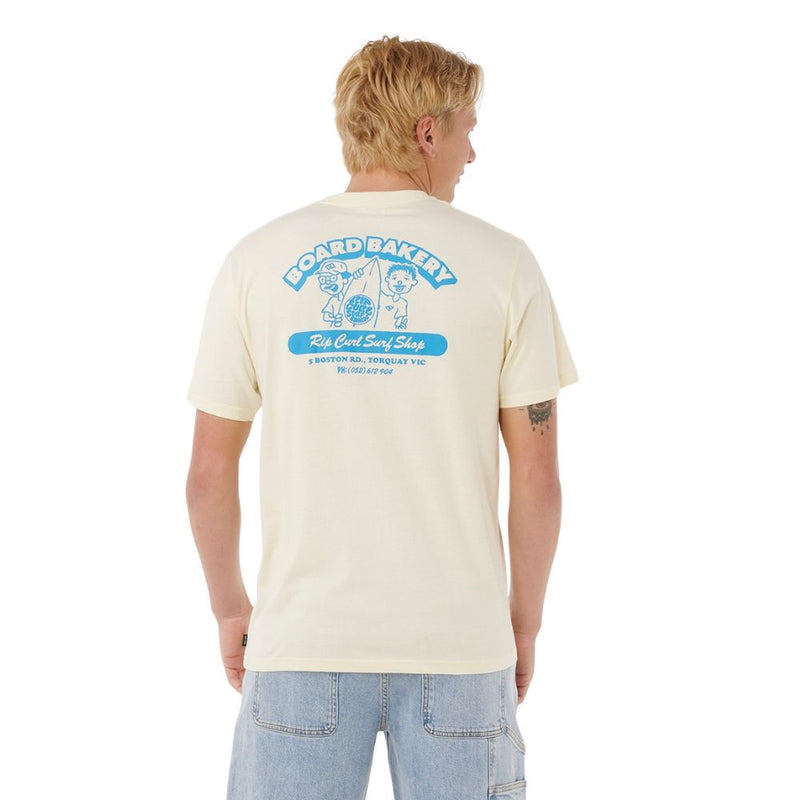 Load image into Gallery viewer, Rip Curl Men's Board Bakery T-Shirt Lemon Ice 0U7MTE-15
