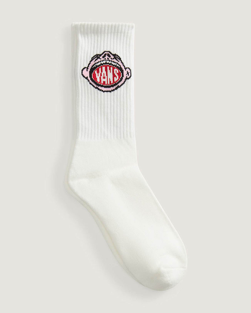 Load image into Gallery viewer, Vans Unisex Aldezo Crew Socks White VN000X7XWHT
