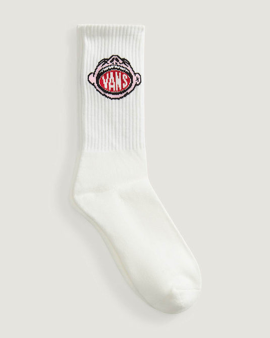 Vans Unisex Aldezo Crew Socks White VN000X7XWHT