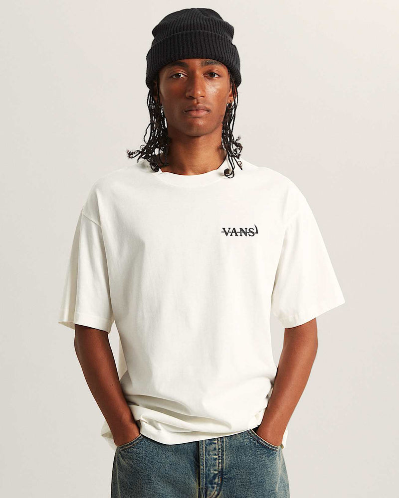 Load image into Gallery viewer, Vans Men's All &amp; Nought Loose T-Shirt White VN000VY9C9F
