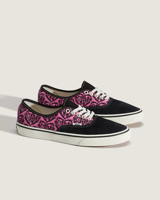 Vans Unisex Authentic Shoes Black/Pink VN000EGAB9P