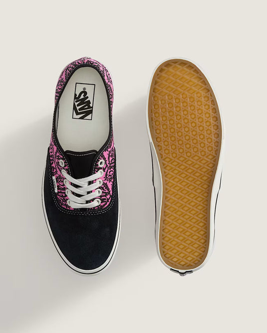 Vans Unisex Authentic Shoes Black/Pink VN000EGAB9P