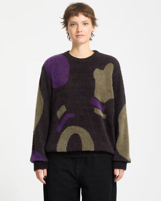 Volcom Womens' Blowstone Sweater Black B0732513_BLK
