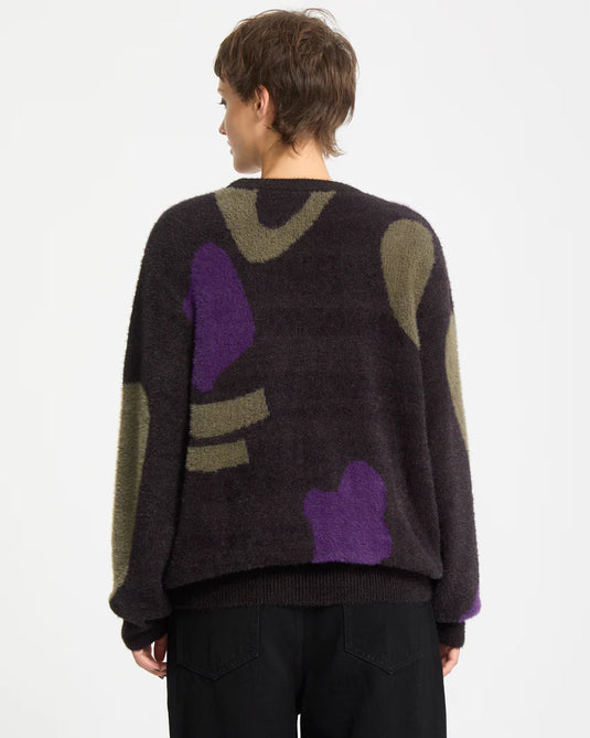 Volcom Womens' Blowstone Sweater Black B0732513_BLK