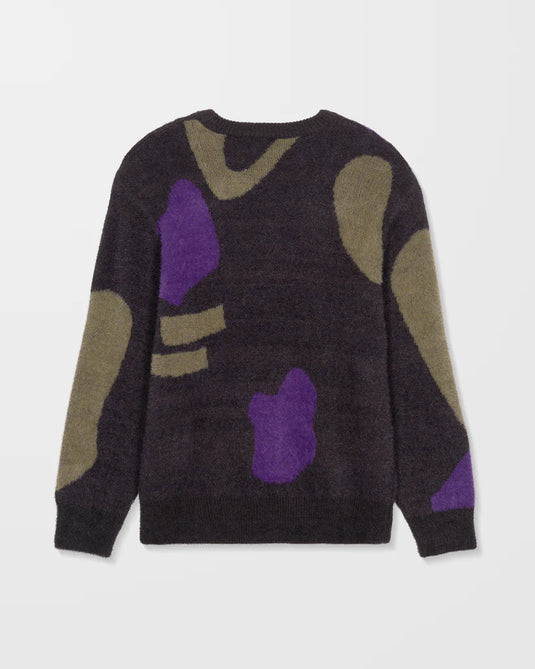 Volcom Womens' Blowstone Sweater Black B0732513_BLK