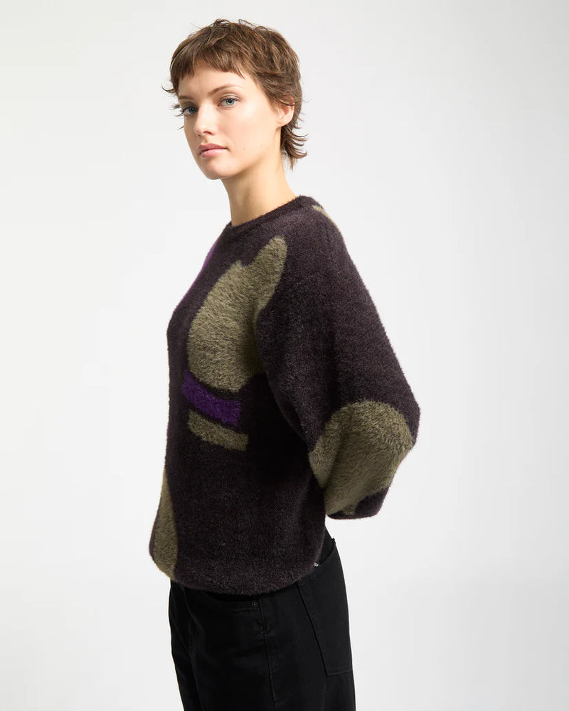 Load image into Gallery viewer, Volcom Womens&#39; Blowstone Sweater Black B0732513_BLK
