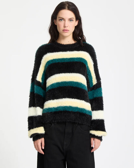 Volcom Womens' Hairy Up Sweater Multi B0732514_MLT