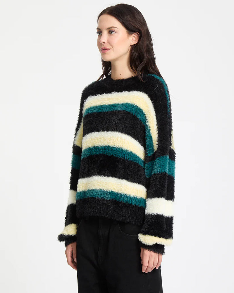 Load image into Gallery viewer, Volcom Womens&#39; Hairy Up Sweater Multi B0732514_MLT
