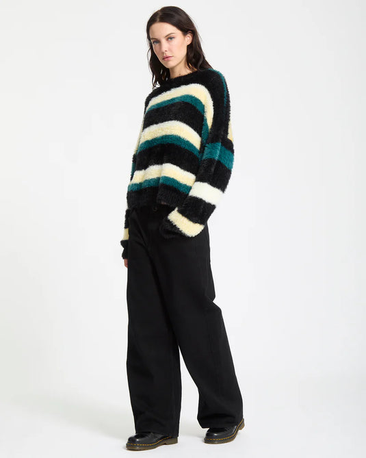 Volcom Womens' Hairy Up Sweater Multi B0732514_MLT