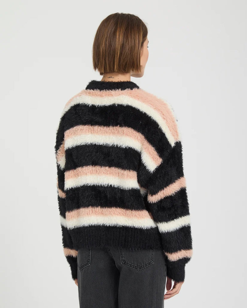 Load image into Gallery viewer, Volcom Women's Hairy Up Sweatshirt Multi B0732602-MLT
