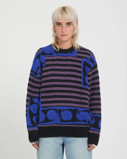 Volcom Women's Carrau Sweatshirt Orchid B0732603-ORD