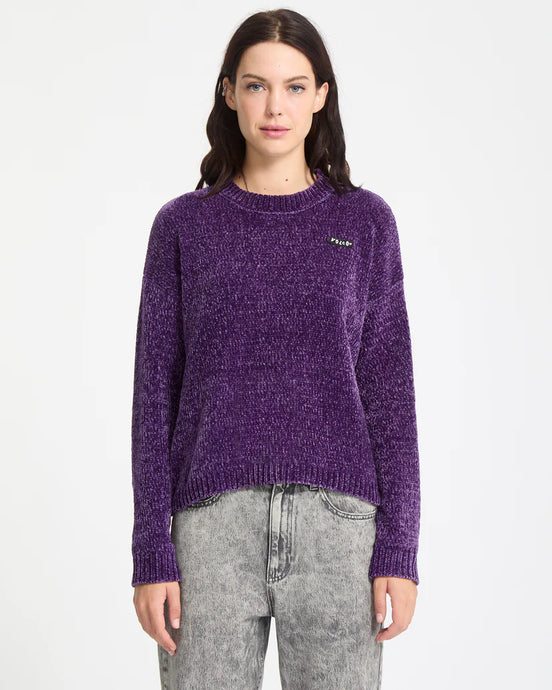 Volcom Womens' Bubble Tease Sweater Acai B0742300_ACI