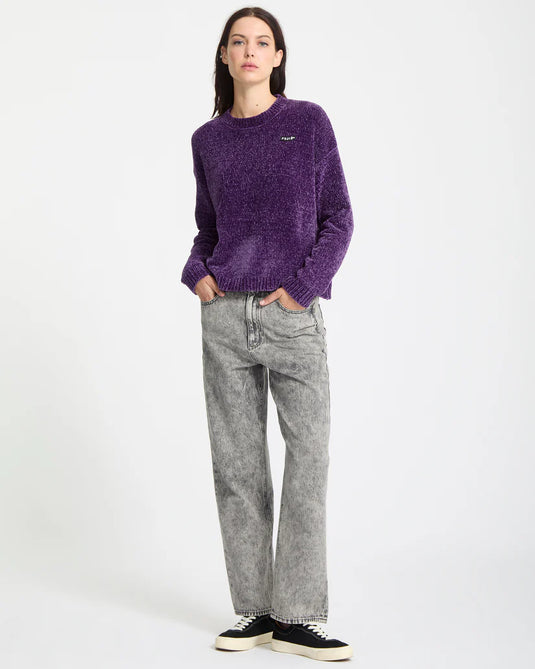 Volcom Womens' Bubble Tease Sweater Acai B0742300_ACI