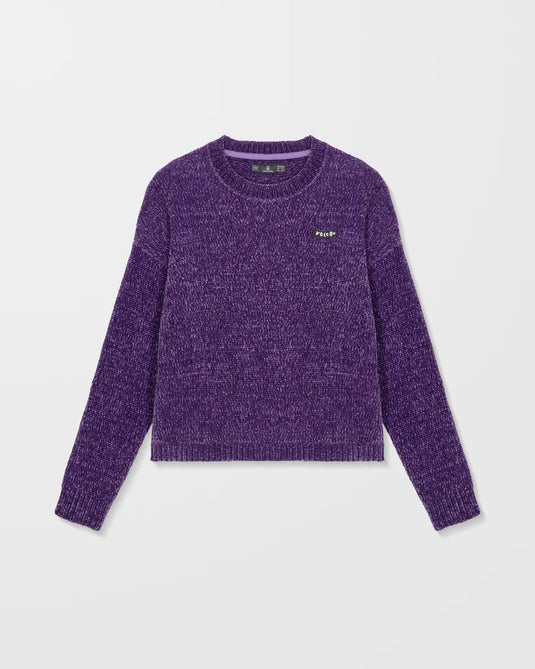 Volcom Womens' Bubble Tease Sweater Acai B0742300_ACI