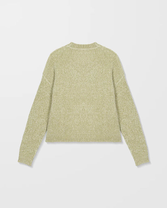 Volcom Womens' Bubble Tease Sweater Green Tea B0742300_GRT