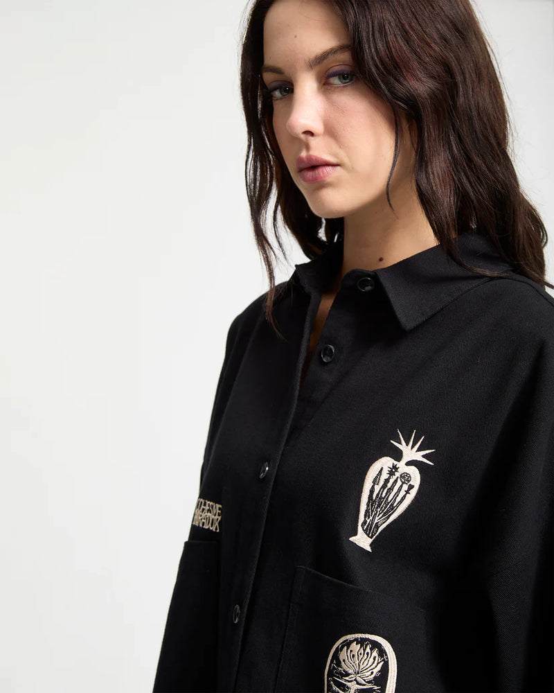 Load image into Gallery viewer, Volcom Women&#39;s Vaderetro Dress Black B1332511-BLK
