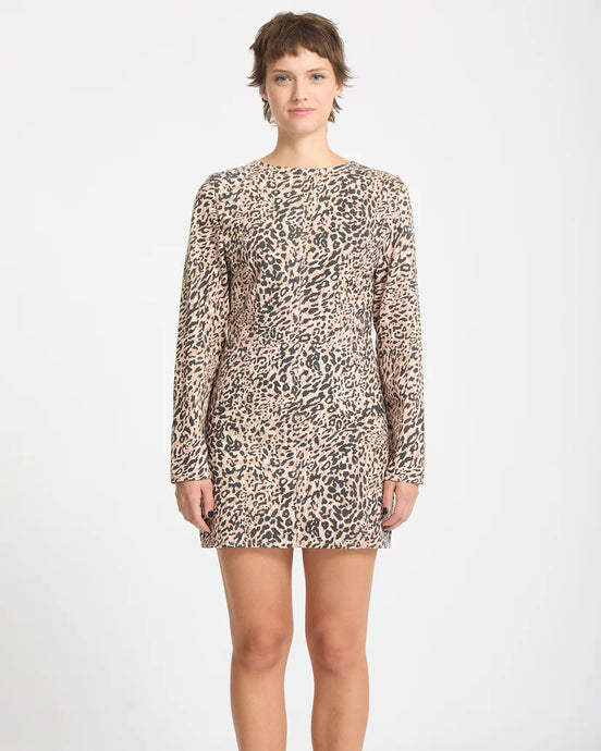 Volcom Women's Wylding Out Dress Animal Print B1332512-ANM
