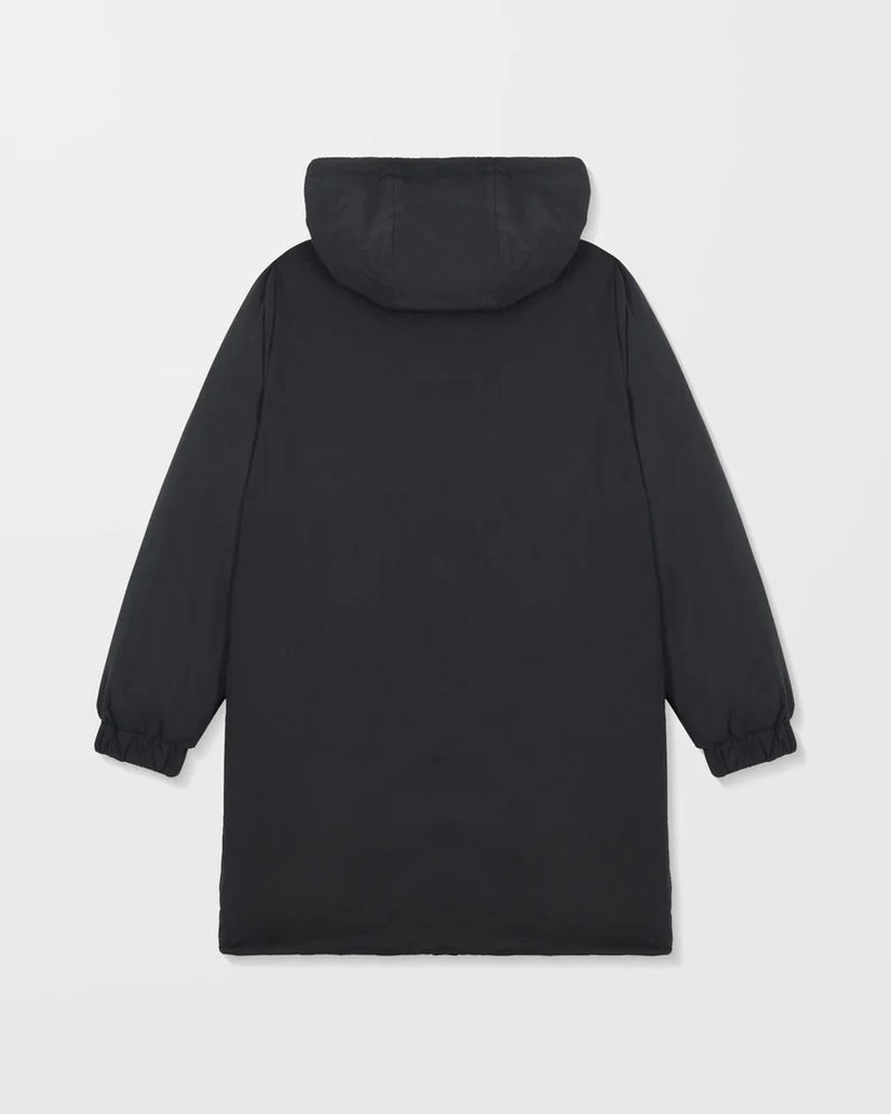 Load image into Gallery viewer, Volcom Women&#39;s Sleepi Puff Up Parka Jacket Black B1732502_ACI
