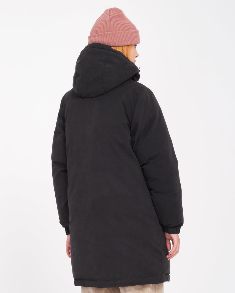 Load image into Gallery viewer, Volcom Women's Sleepi Puff Up Parka Black B1732604-BLK
