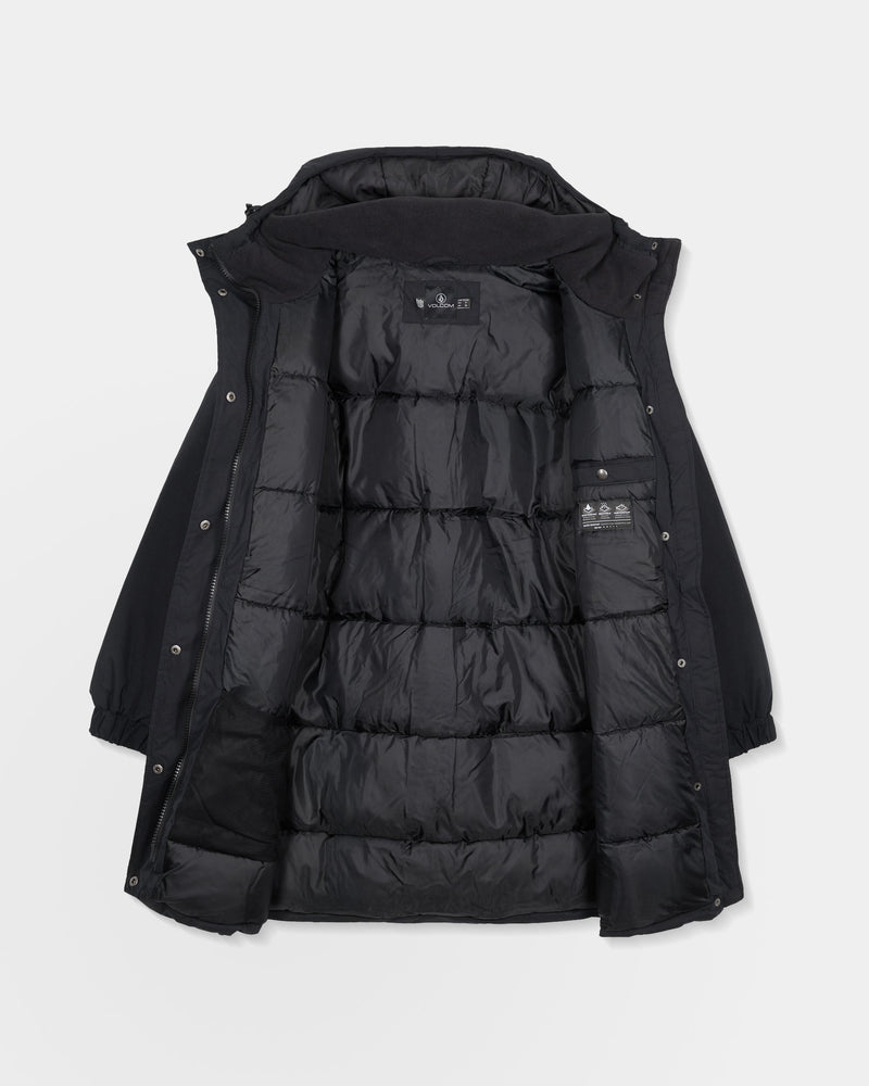 Load image into Gallery viewer, Volcom Women's Sleepi Puff Up Parka Black B1732604-BLK

