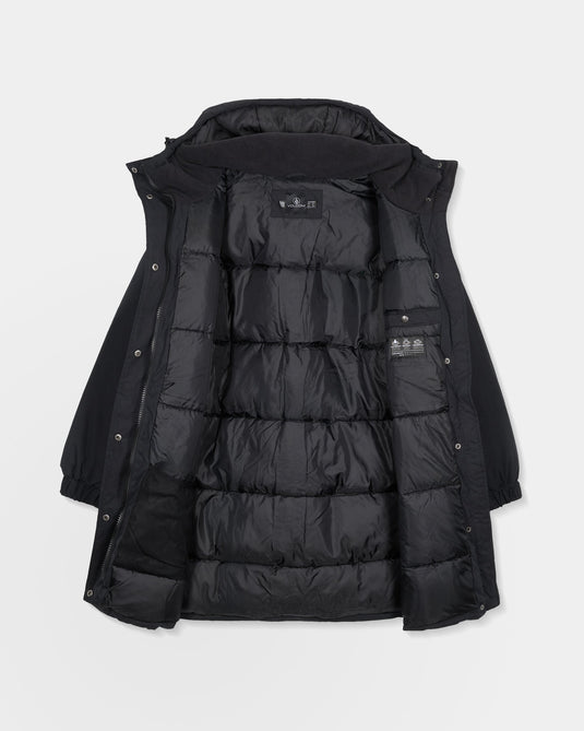 Volcom Women's Sleepi Puff Up Parka Black B1732604-BLK