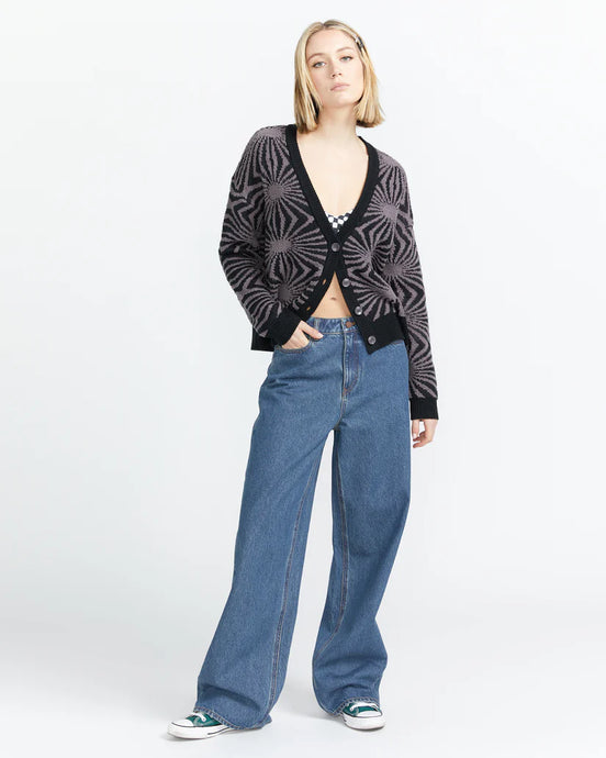 Volcom Women's Stoned High Rise Jeans Indigo Ridge Wash B1932400-IRW