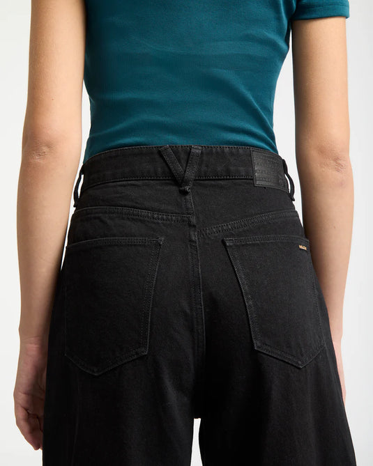Volcom Women's Weellow II Denim Pants Black B1932505-BLK