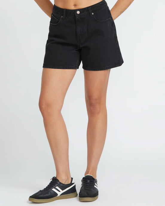 Volcom Women's Stoned Boyfriend Shorts Black B2012500_BLK