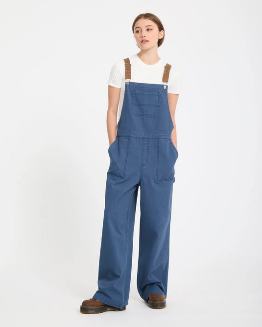 Volcom Women's Full Cut Overall Harbor Blue B2832500-HRB
