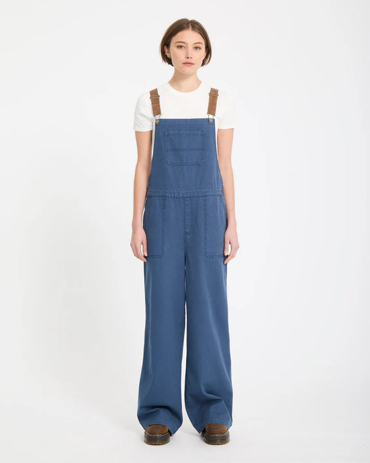 Volcom Women's Full Cut Overall Harbor Blue B2832500-HRB