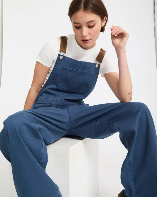 Volcom Women's Full Cut Overall Harbor Blue B2832500-HRB