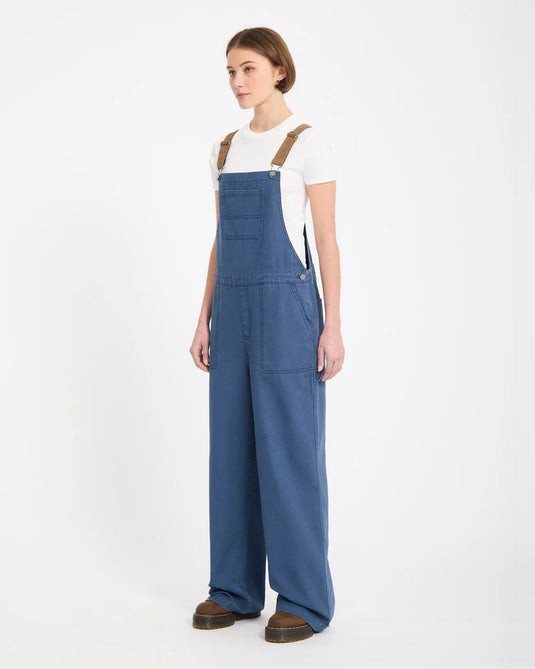 Volcom Women's Full Cut Overall Harbor Blue B2832500-HRB