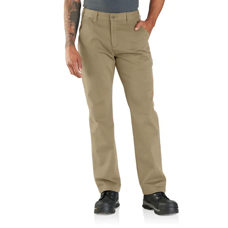 Load image into Gallery viewer, Carhartt Mens&#39; Relaxed Straight Twill Dungaree Pants Dark Khaki B324-DKH
