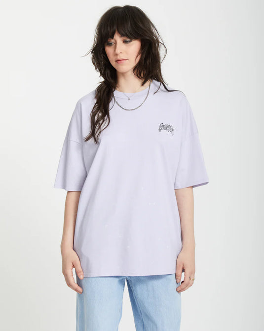 Volcom Women's Voltrip T-Shirt Dusty Lavender B3512508_DLV