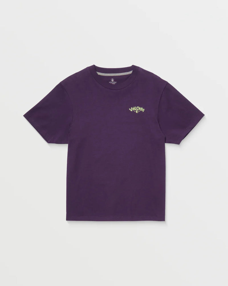 Load image into Gallery viewer, Volcom Women&#39;s Radical Daze Up T-Shirt Grape Royale B3512514_GPR
