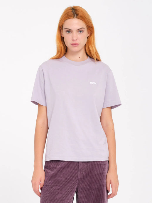 Volcom Women's Spikstone T-Shirt Light Purple B3532409_LPU