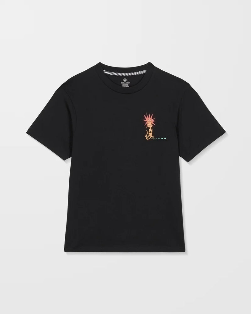 Load image into Gallery viewer, Volcom Women&#39;s Radical Daze Up T-Shirt Black B3532508-BLK
