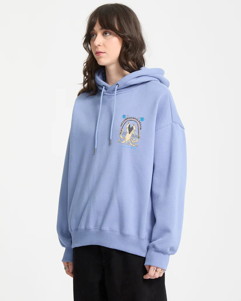 Load image into Gallery viewer, Volcom Women&#39;s Moove On Hoodie Carolina Blue B4132508-CNA
