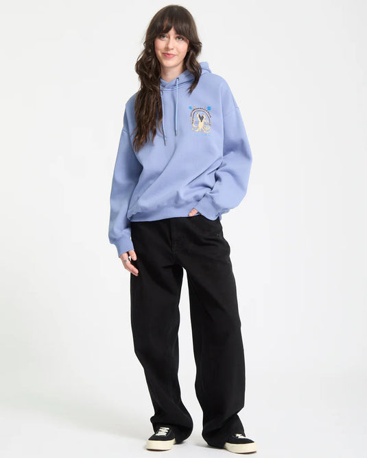 Volcom Women's Moove On Hoodie Carolina Blue B4132508-CNA