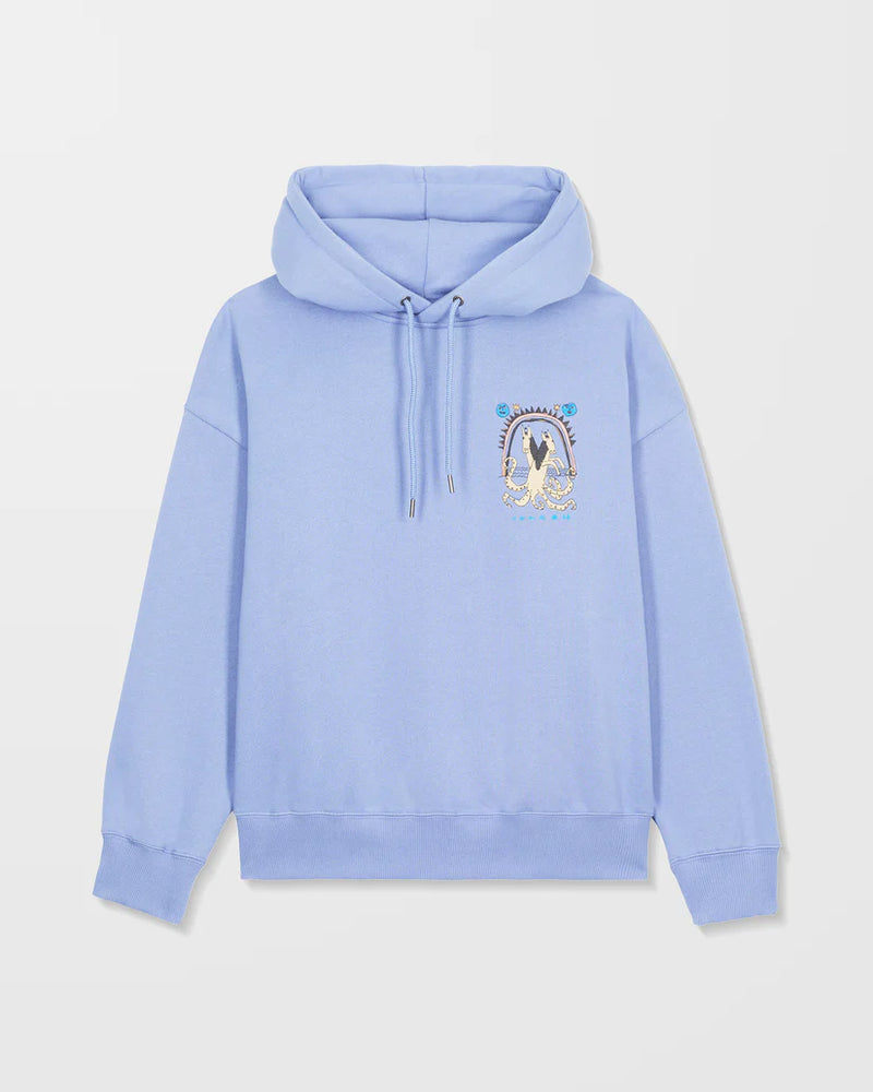Load image into Gallery viewer, Volcom Women&#39;s Moove On Hoodie Carolina Blue B4132508-CNA
