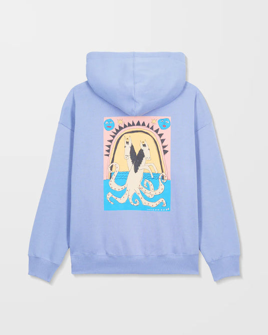 Volcom Women's Moove On Hoodie Carolina Blue B4132508-CNA