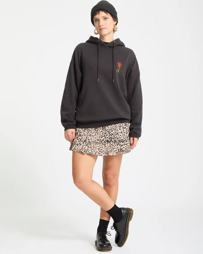 Load image into Gallery viewer, Volcom Women&#39;s Radical Daze Hoodie Black B4132509-BLK
