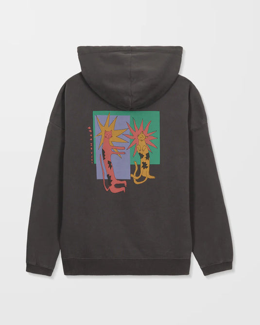 Volcom Women's Radical Daze Hoodie Black B4132509-BLK