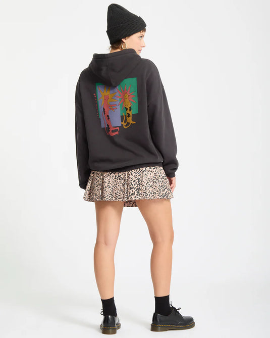 Volcom Women's Radical Daze Hoodie Black B4132509-BLK