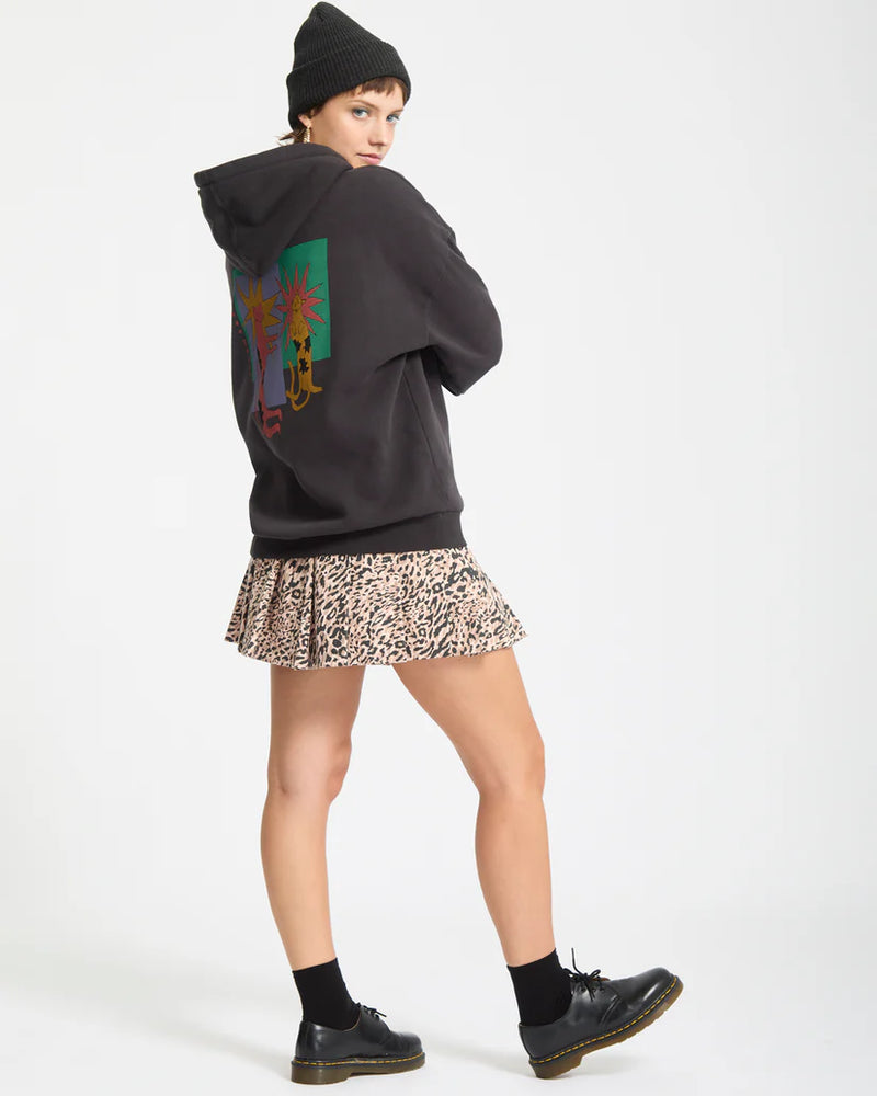 Load image into Gallery viewer, Volcom Women&#39;s Radical Daze Hoodie Black B4132509-BLK
