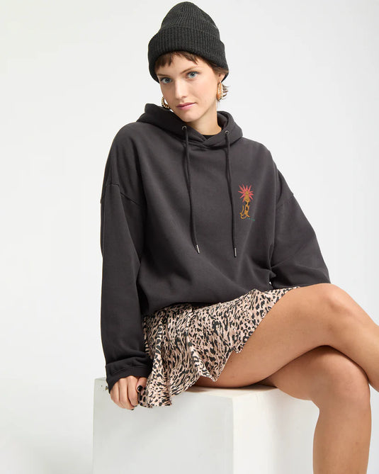 Volcom Women's Radical Daze Hoodie Black B4132509-BLK