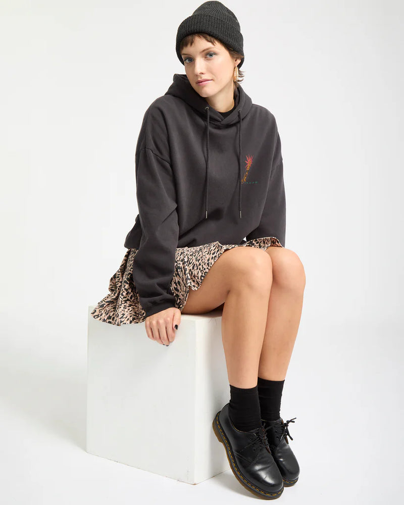Load image into Gallery viewer, Volcom Women&#39;s Radical Daze Hoodie Black B4132509-BLK
