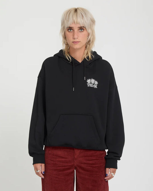 Volcom Woman's Moove On Hoodie Vintage Black B4132603-VBK